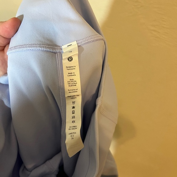 Lululemon Align High Rise Pant 25” - Pastel Blue 10 - Picture 4 of 9